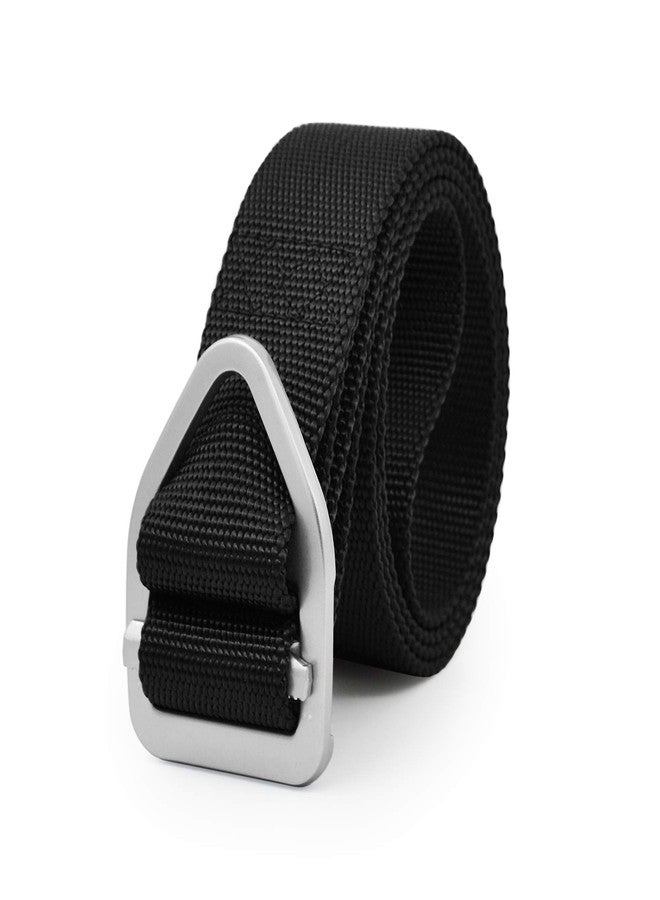 UltraKey Tactical Belt, Military Style Nylon Web Belt for Outdoor Sports Black - Image 1